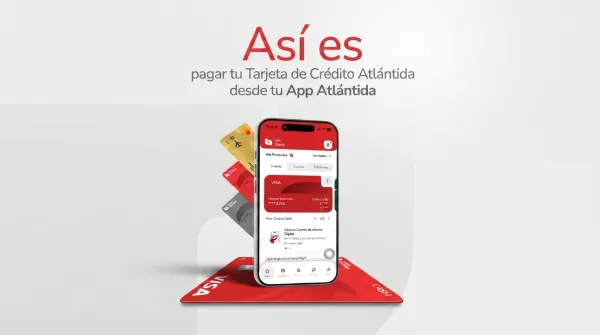 Paga tu Tarjeta de Crédito desde tu App Atlántida