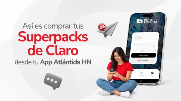 ¡Compra tu Superpack de Claro en la App Atlántida!